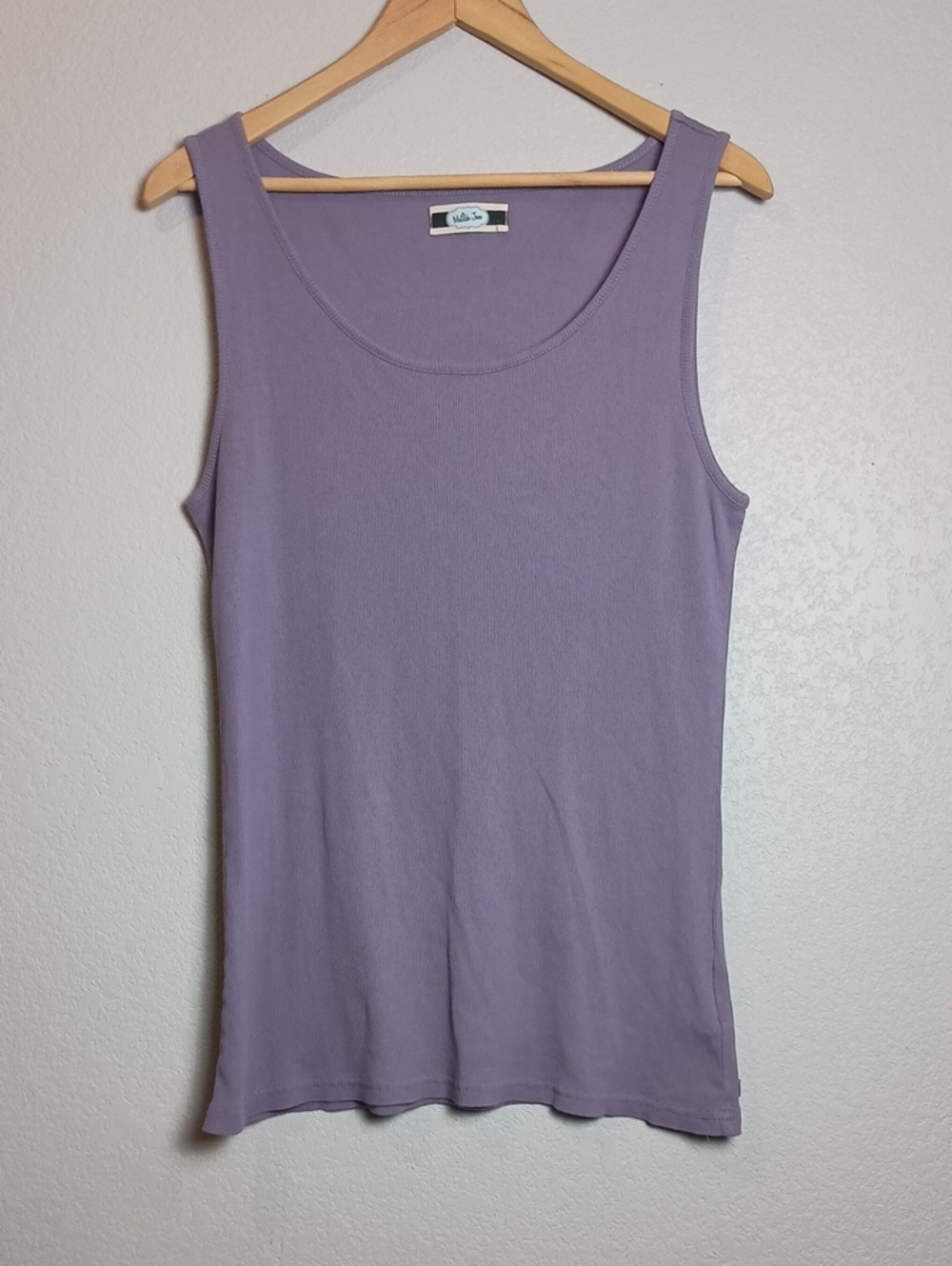 Matilda Jane Womens Ribbed Knit Tank Top Purple Size Large 2010